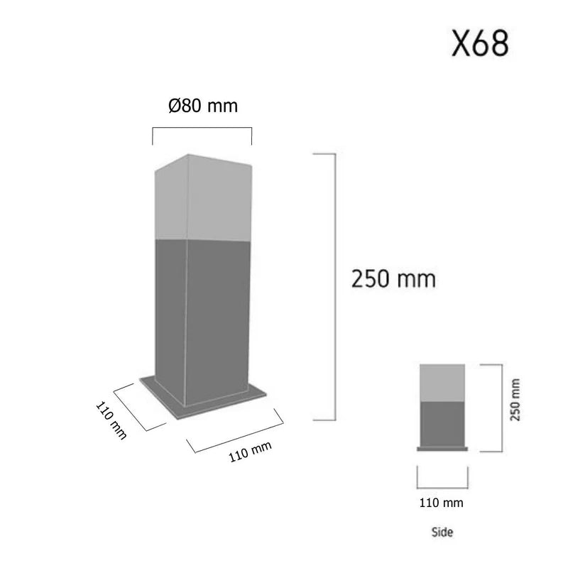 Cube Post Light X68