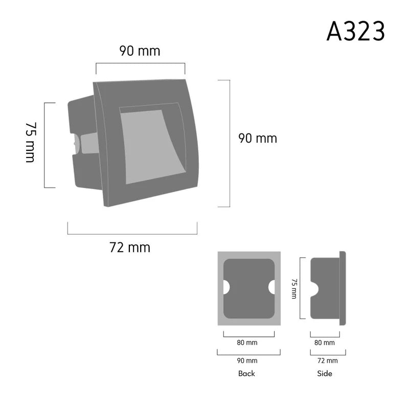 LED Outdoor Wall Light A323