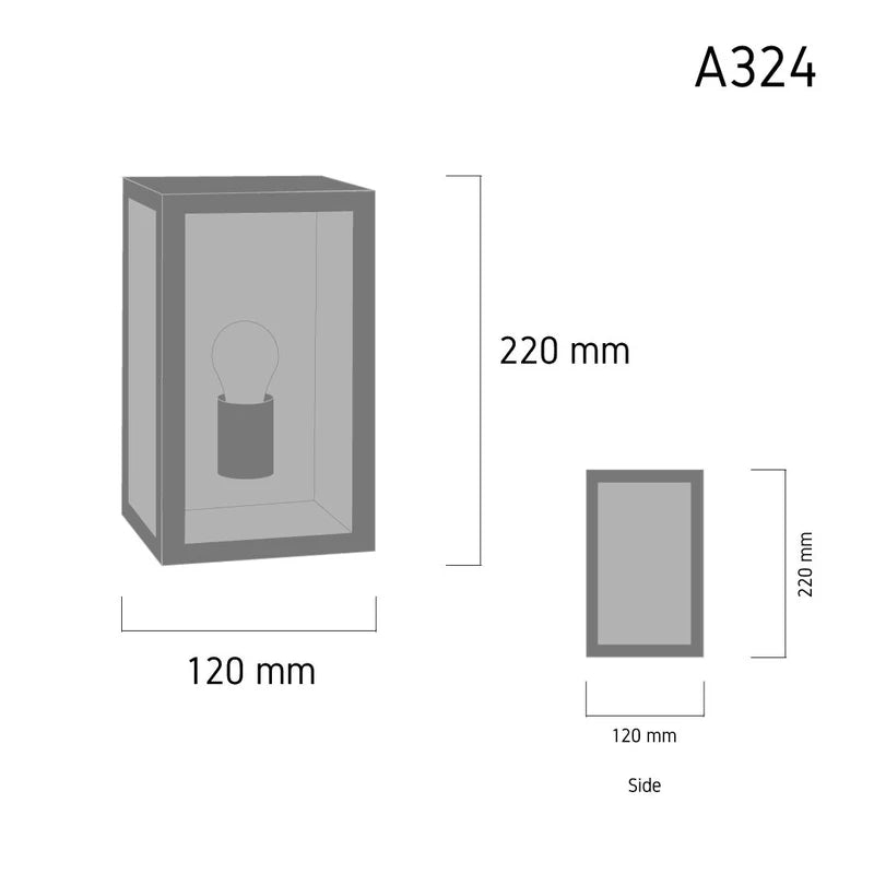 Open Frame Wall Light A324
