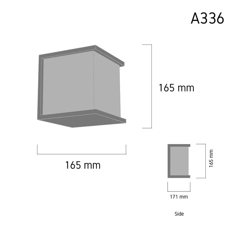 Mini Outdoor Wall Lamp Box A336