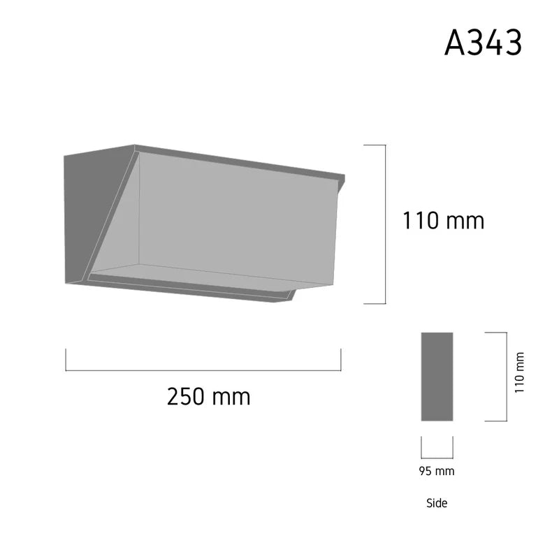Outdoor Wall Lamp Box A343