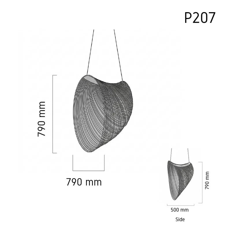 Wood Pendant Lamp P207